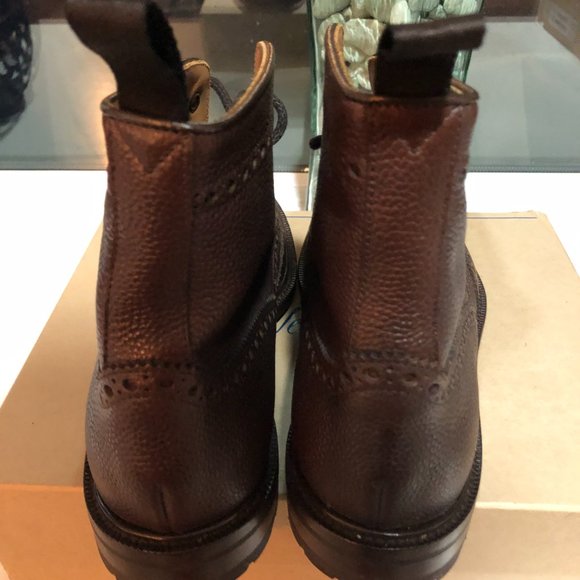 Velasca Leather Brogue Boots - Made in Italy - Picture 8 of 11